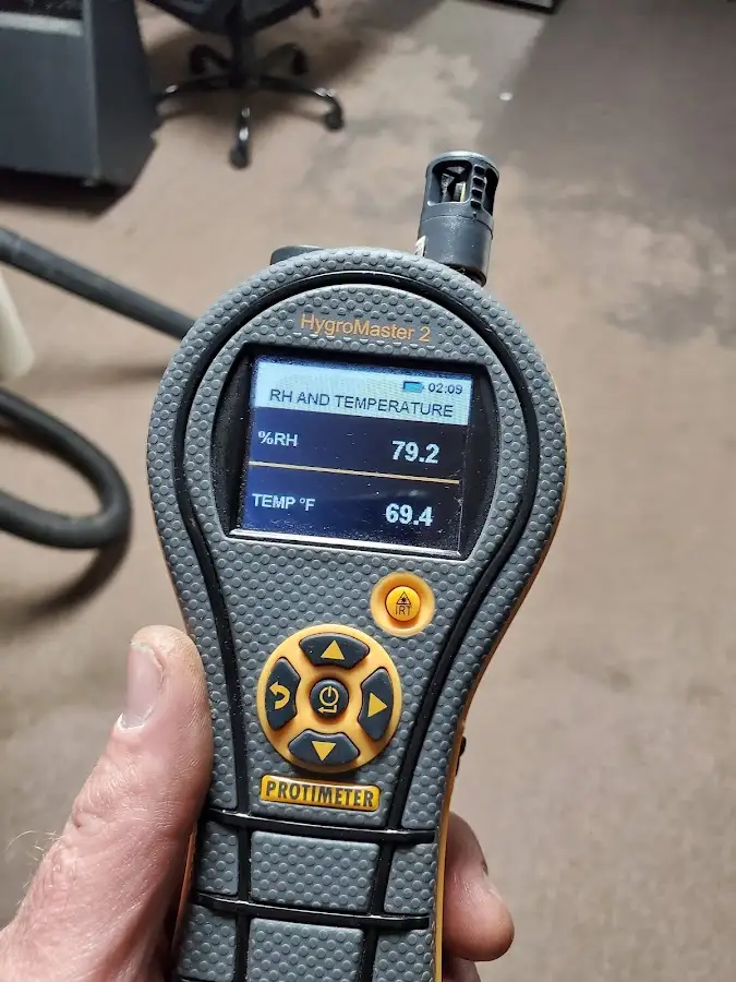 Moisture meter humidity assessment for Fire & Smoke Damage Restoration in Morton